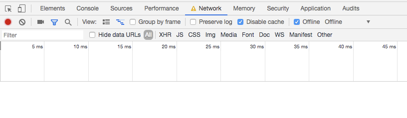 ネットワークタブ